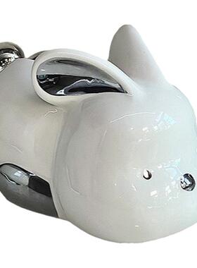 可爱兔纸巾盒创意陶瓷装饰