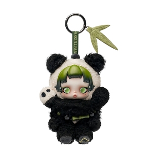 POPMART泡泡玛特SKULLPANDA熊怠怠毛绒公仔挂件潮玩玩具可爱礼物