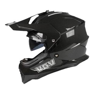 3c认证摩托车头盔越野拉力盔男士女四季通用骑行机车蓝牙双镜全盔