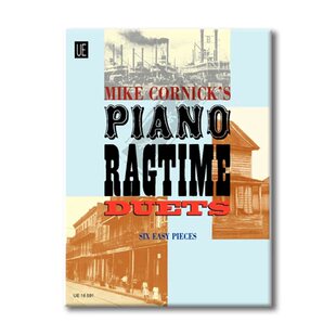 科尼克 雷格泰姆爵士乐作品 六首简易钢琴二重奏 维也纳UE原版乐谱书 Cornick Piano Ragtime Easy Pieces UE16591