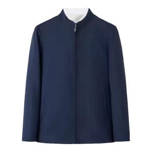 【挺括有型】圣得西商务风夹克26春季新款行政立领外套百搭上衣