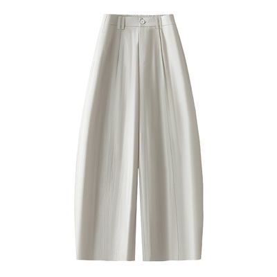 夏季高腰显瘦显高气球九分裤