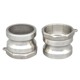 304不锈钢快速接头A型内丝阳端公头油罐车油水泵油水管板把式接头