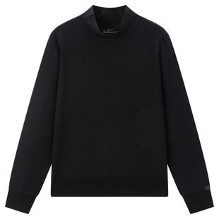 太平鸟大师系列高端通勤新款半高领天蚕丝线套衫内搭女A1EEF1393