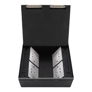 TERIUX大理石地插四位86型纯平隐形嵌入式隐藏暗装地面插座