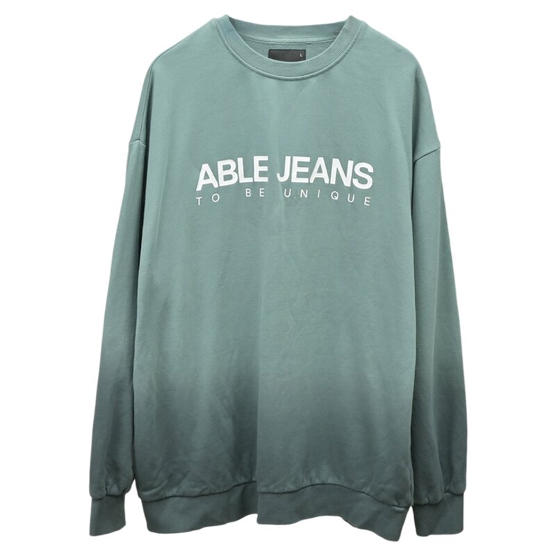 ABLE，JEANS水洗渐变色卫衣休闲