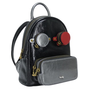 Rfactory怪兽小号牛皮双肩通勤四季通用轻奢品牌女包