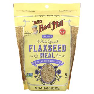 Bob's Red Mill黄金亚麻籽粉3重矿物质营养高蛋白烹饪烘焙健康