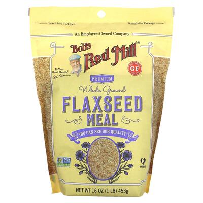 Bob's Red Mill黄金亚麻籽粉3重矿物质营养高蛋白烹饪烘焙健康