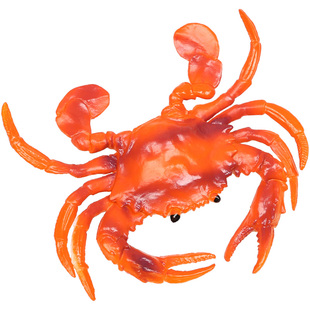 海底生物塑料仿真海洋世界动物模型海龟玩具螃蟹龙虾章鱼鲨鱼套装