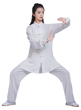 柏龄透气珍珠麻太极服