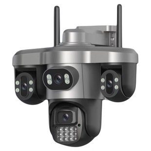 v380pro三云台三镜头监控户外高清夜视360度wifi家用室外4g摄影头
