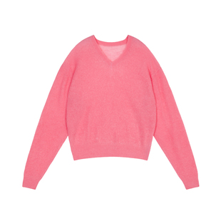 JNBY/江南布衣折扣春夏针织毛衫V领套头宽松休闲女装气质长袖