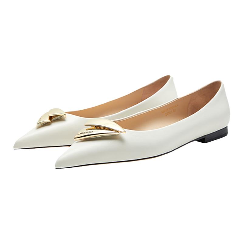Nine West/玖熙夏日幻想软底法式尖头单鞋女2025夏季薄荷曼波风