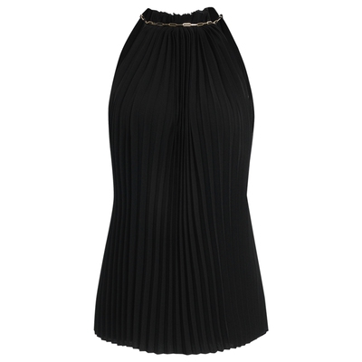 吕燕设计师无袖醋酸纤维