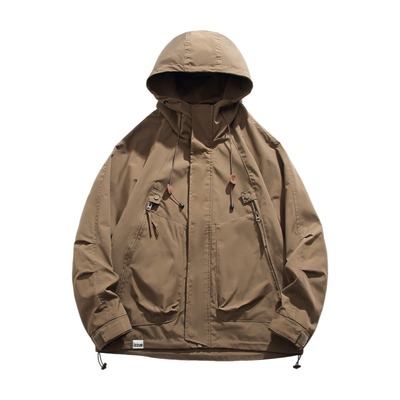 itizzue美式潮牌冲锋衣外套男