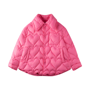 【超轻无胆防绒+三防】女童90白鸭高充绒轻薄羽绒服冬新款中大童