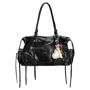 【林秋楠同款】JTB极光2.0新款机车单肩斜挎包大容量托特包女通勤