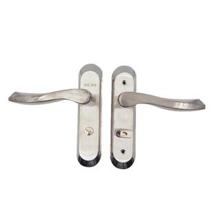 卫生间门锁无钥匙通用型家用铝合金厕所洗手间不锈钢浴室执手门锁