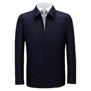 羽绒服短款秋冬季中老年羊毛外套