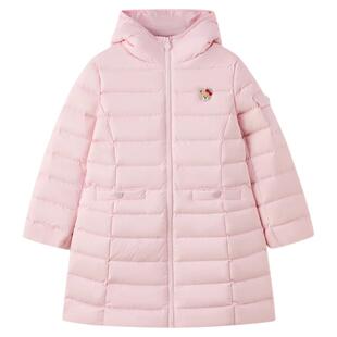 【三防】PawinPaw卡通小熊童装冬季女童中长款羽绒服