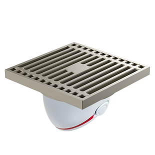 全铜防臭卫生间75管90管110管大口径隐形浴室洗衣机清扫口地漏