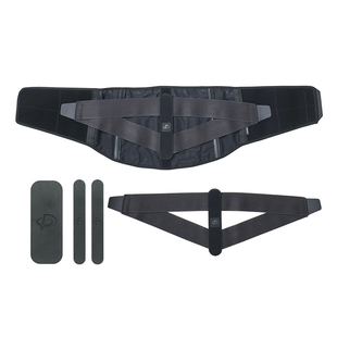 Phiten/法藤椎间盘专业护腰轻薄支撑运动腰托四季适用商务型黑色