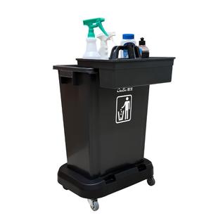超宝移动收餐桶车带轮子商用酒店餐厅食堂保洁多功能清洁车大容量