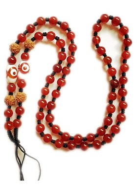 天珠菩提红玛瑙项链挂绳毛衣链