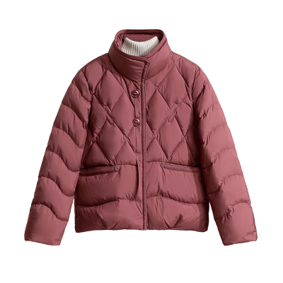 中年妈妈冬装时尚短款羽绒服外套