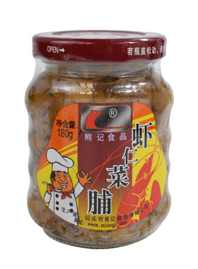 虾仁菜脯萝卜干下饭菜酱咸菜拌面