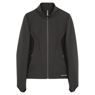 【防泼水】UPON PRO都市线 炭异质拼接修身运动外套立领上衣