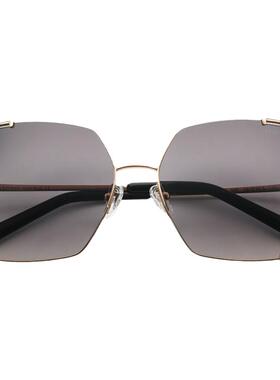 Hickmann高级感渐变方形显瘦墨镜