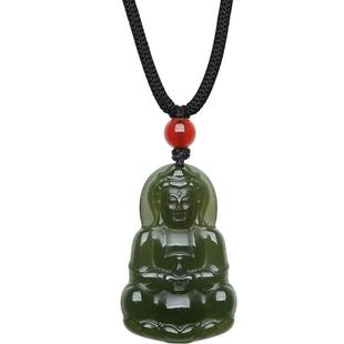 周六福和田玉吊坠男女款青玉玉石玉坠挂观音件官方正品情人节