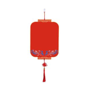 燃灯批发10个装福字硬卡纸万年红宣纸福卡挂件新春空白手写斗方福字红纸挂饰毛笔字书法双面灯笼卡纸中国结