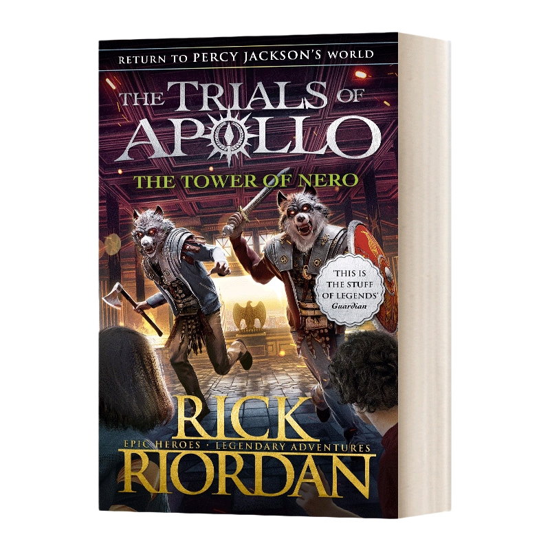 英文原版小说 The Tower of Nero 阿波罗的审判5 尼禄塔 The Trials of Apollo Book 5 英文版 进口英语原版书籍