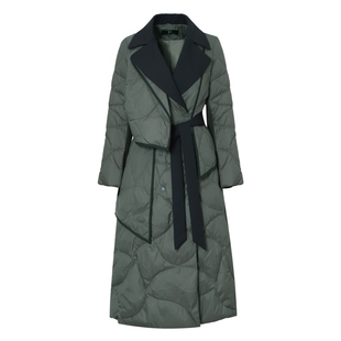 IDPAN女装长款羽绒服冬季新款时尚通勤气质百搭高级感个性外套