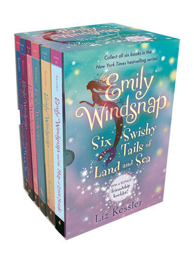 美人鱼埃米莉系列前六册盒装 英文原版 Emily Windsnap Six Swishy Tails of Land and Sea 儿童章节小说 英文版 进口英语书籍