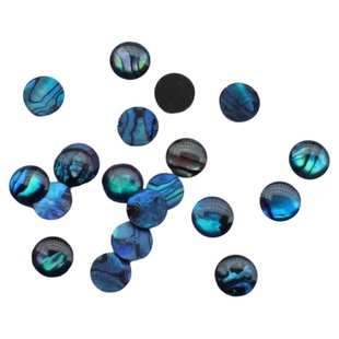 天然鲍鱼贝戒面4mm鲍鱼纸滴油圆片贴片鼓面diy饰品美甲耳钉配件