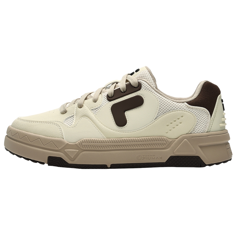 FILA FUSION斐乐潮牌BANK DX 情侣场下滑板鞋2023冬季时尚厚底鞋