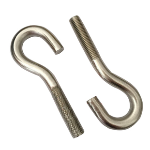 不锈钢304吊钩螺丝201挂钩螺栓羊眼钩子M3/4/5/6/8/10/12/16