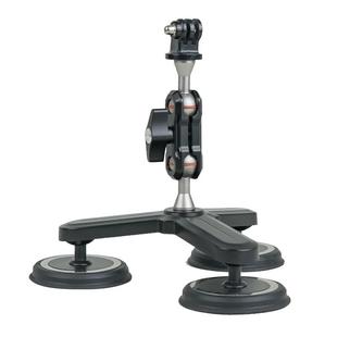 适用dji大疆Action6/5pro/4车载三脚磁力吸盘支架gopro运动相机真空吸附固定影石Insta360x5全景车外拍摄配件