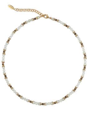 现货26SS新款DACCORD仲夏夜葡萄石串珠爱心浮雕吊坠项链叠戴春夏