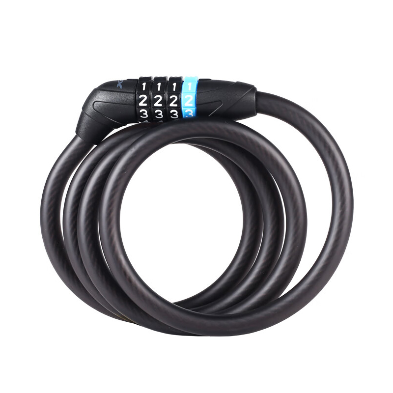 喜德盛自行车四位密码锁003防盗加粗公路车山地车专用锁骑行装备