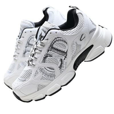 明星同款CD厚底增高老爹鞋女网面系带运动休闲鞋刺绣字母跑步鞋潮