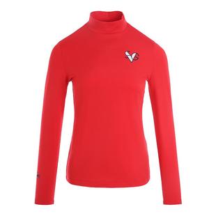 【暖暖系列】SVG高尔夫女装保暖绒面弹力长袖t恤小立领运动打底衫