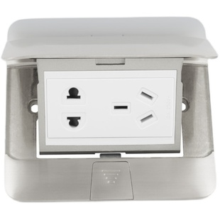 罗格朗五孔地插座隐形纯平快弹式地板地面家用全铜防水隐藏式插座