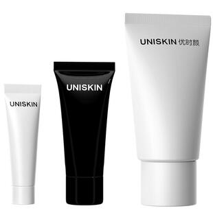 优时颜微笑眼霜黑引力面霜平衡洁面体验装抗皱控油紧致清洁