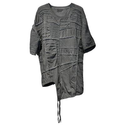 CHAUNK短袖圆领沙丘废土褶裥设计