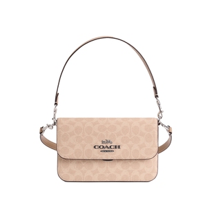 COACH/蔻驰官方 奥莱款Brynn女士PVC配皮单肩斜挎包信封包CX798